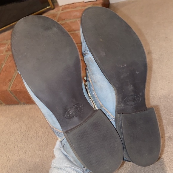 STEVE MADDEN blue distressed lace combat boot!!✨✨ - Picture 8 of 9